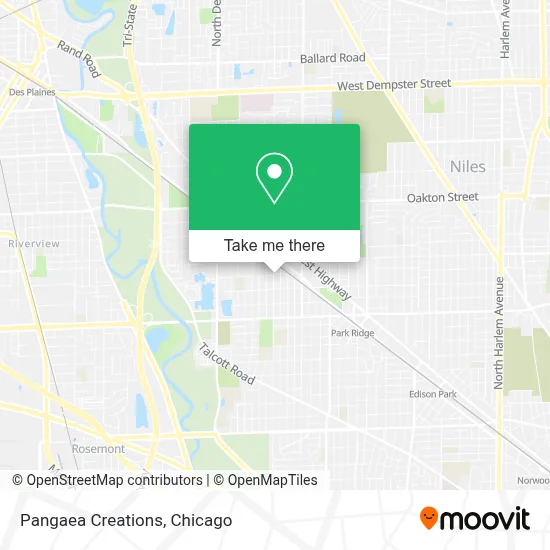 Pangaea Creations map