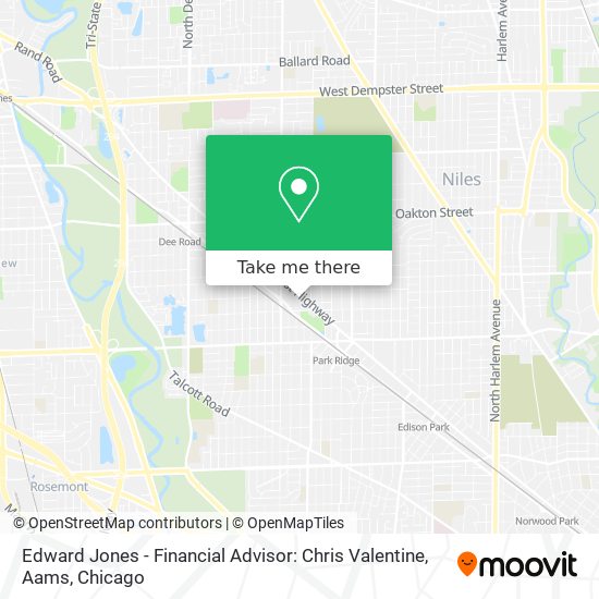 Edward Jones - Financial Advisor: Chris Valentine, Aams map