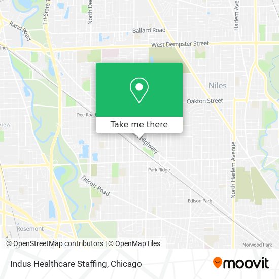 Indus Healthcare Staffing map