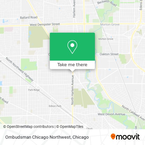 Mapa de Ombudsman Chicago Northwest