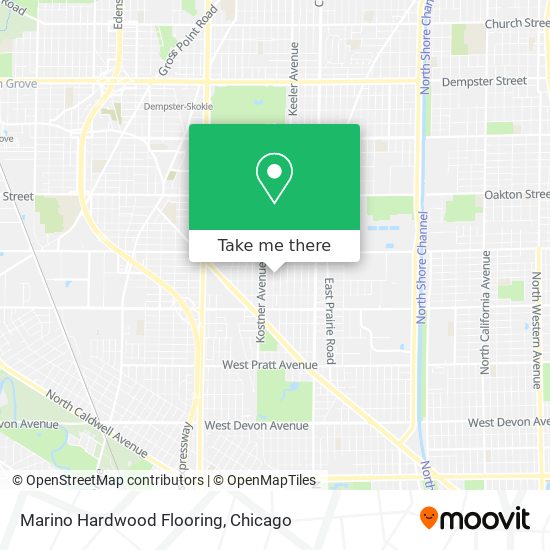 Marino Hardwood Flooring map