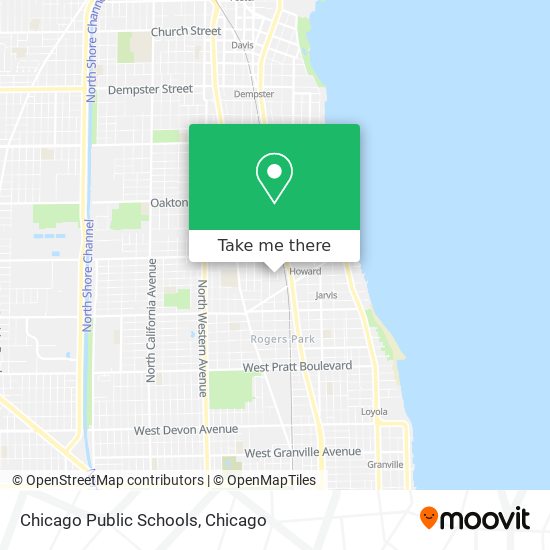 Chicago Public Schools map