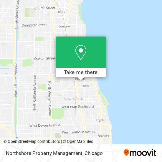 Northshore Property Management map