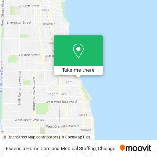 Essencia Home Care and Medical Staffing map