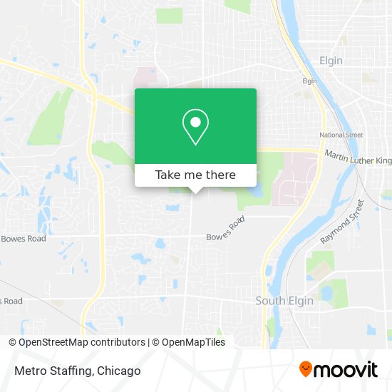 Metro Staffing map