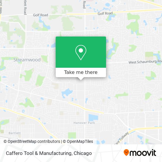 Caffero Tool & Manufacturing map