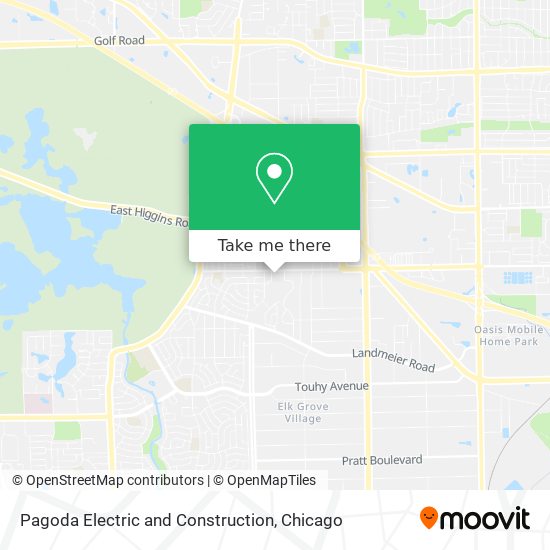 Pagoda Electric and Construction map