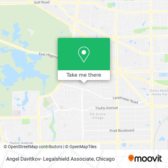 Angel Davitkov- Legalshield Associate map
