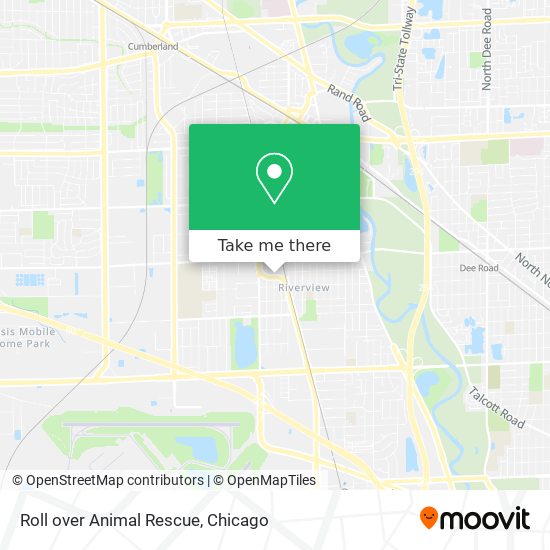 Mapa de Roll over Animal Rescue