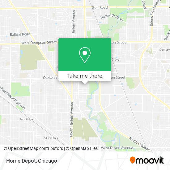 Mapa de Home Depot