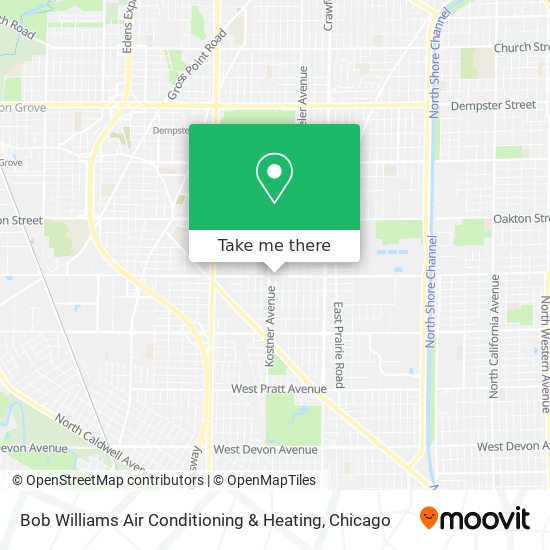 Bob Williams Air Conditioning & Heating map