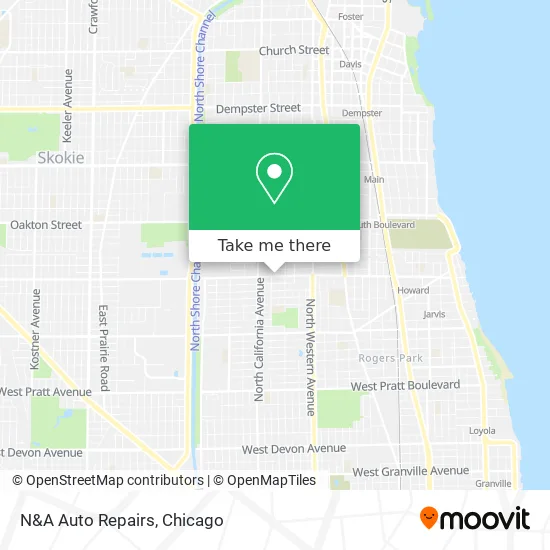 N&A Auto Repairs map