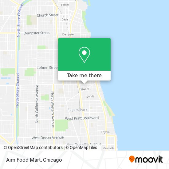 Aim Food Mart map