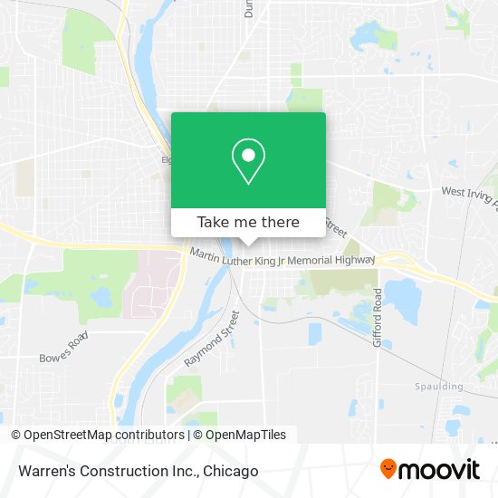 Warren's Construction Inc. map