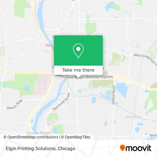 Elgin Printing Solutions map