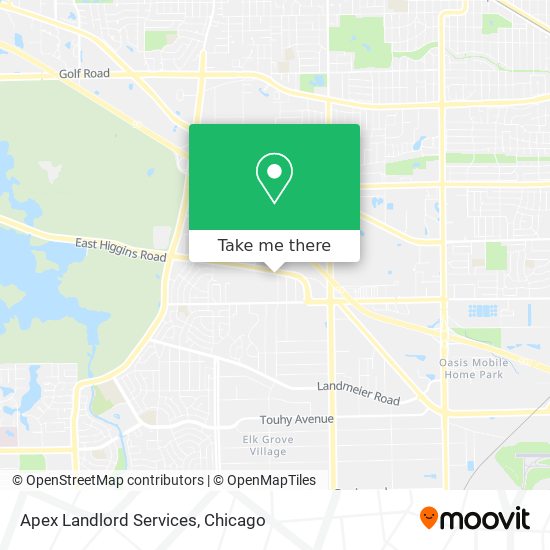 Apex Landlord Services map