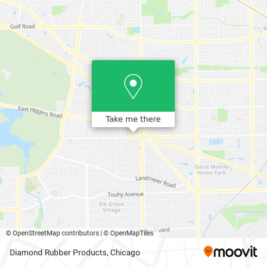 Diamond Rubber Products map