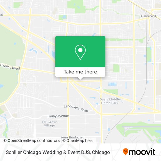 Mapa de Schiller Chicago Wedding & Event DJS