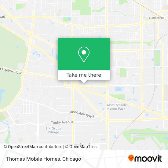 Thomas Mobile Homes map