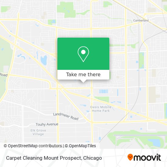 Mapa de Carpet Cleaning Mount Prospect