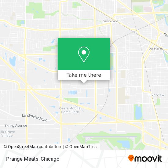 Prange Meats map