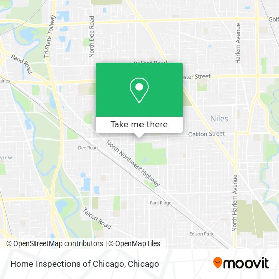 Home Inspections of Chicago map