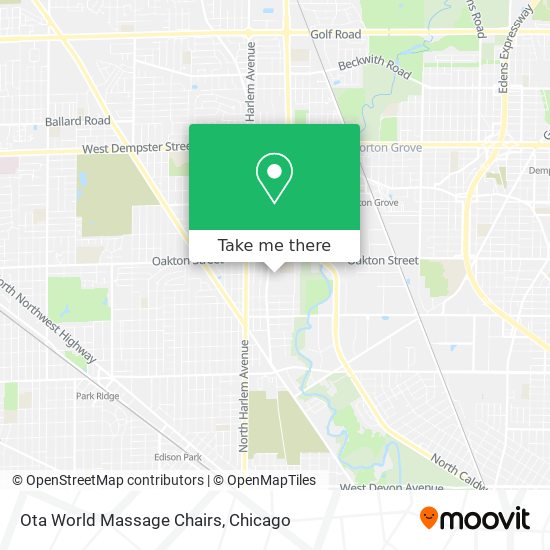 Ota World Massage Chairs map