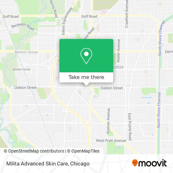 Milita Advanced Skin Care map