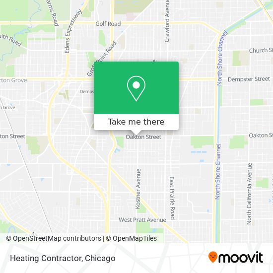 Heating Contractor map