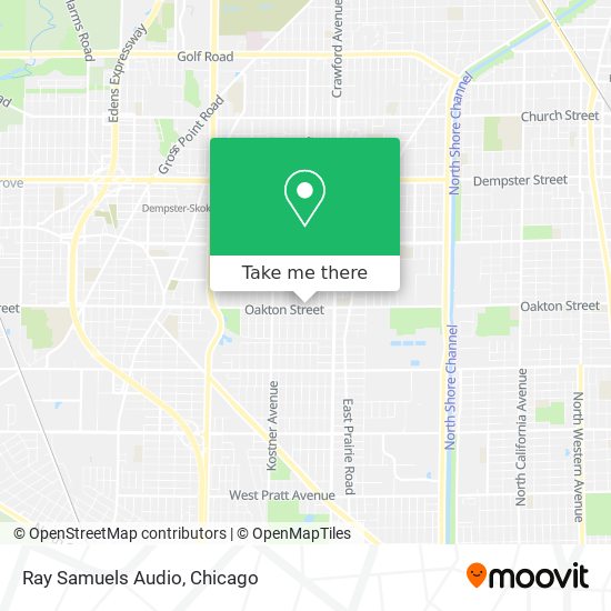 Mapa de Ray Samuels Audio