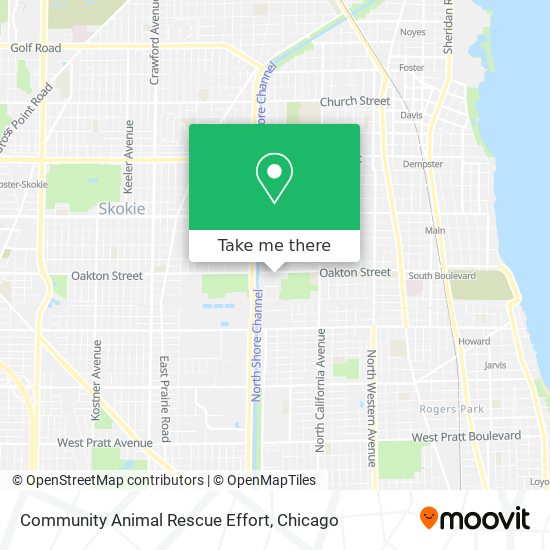 Community Animal Rescue Effort map