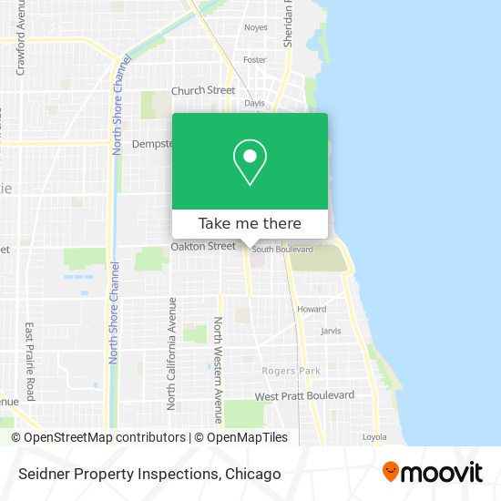 Mapa de Seidner Property Inspections