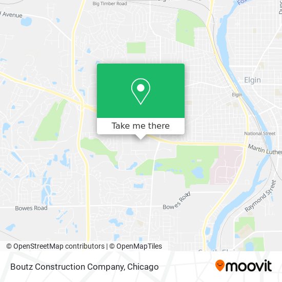 Boutz Construction Company map