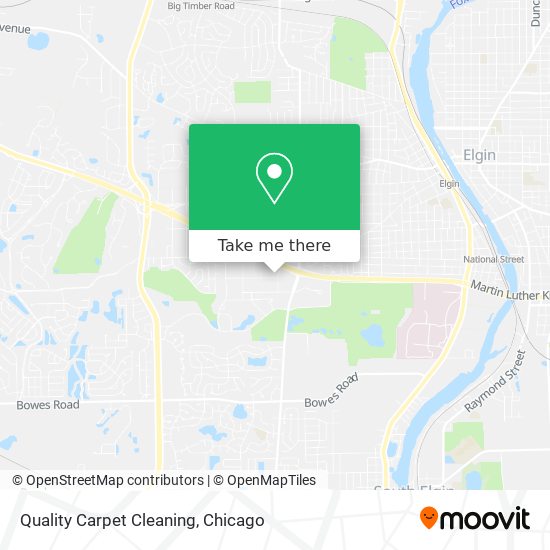 Quality Carpet Cleaning map
