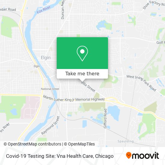 Covid-19 Testing Site: Vna Health Care map