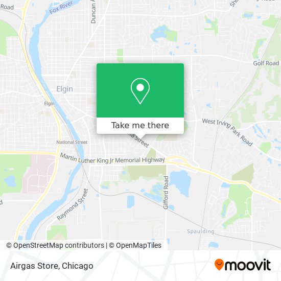 Airgas Store map