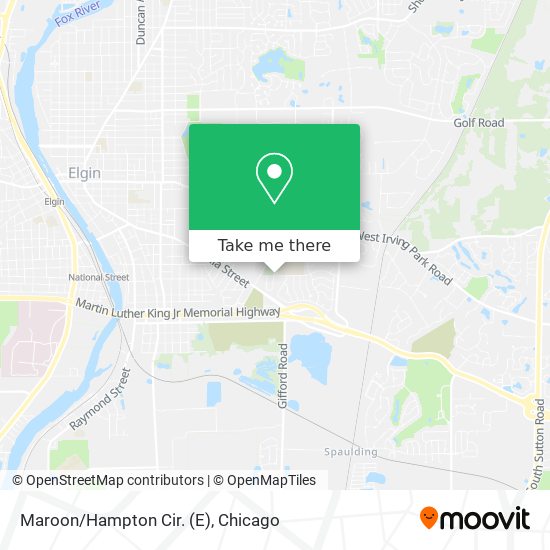 Maroon/Hampton Cir. (E) map