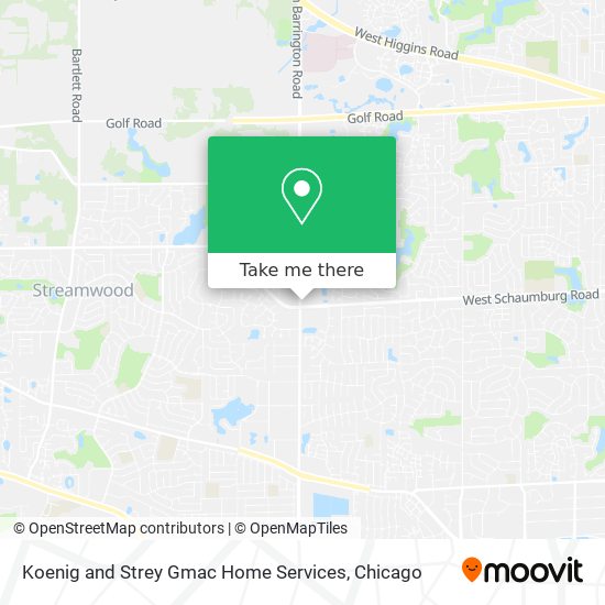 Mapa de Koenig and Strey Gmac Home Services