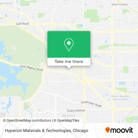 Mapa de Hyperion Materials & Technologies