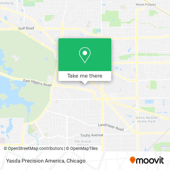 Yasda Precision America map