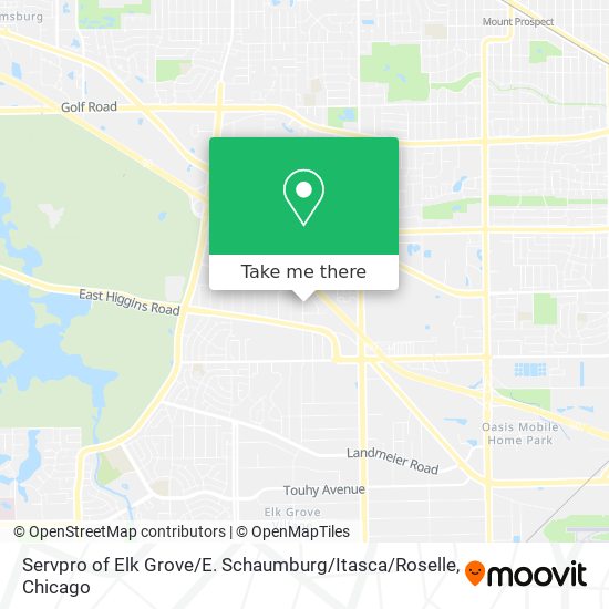 Servpro of Elk Grove / E. Schaumburg / Itasca / Roselle map