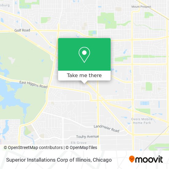 Superior Installations Corp of Illinois map