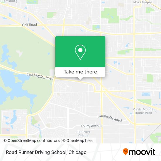 Road Runner Driving School map