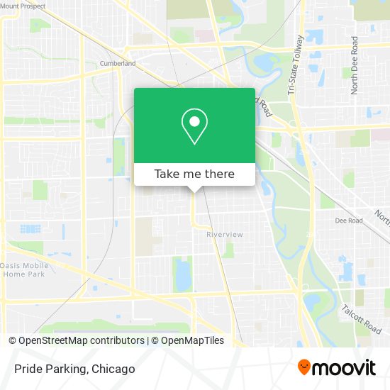 Pride Parking map