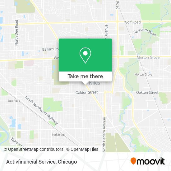 Activfinancial Service map