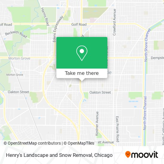 Mapa de Henry's Landscape and Snow Removal