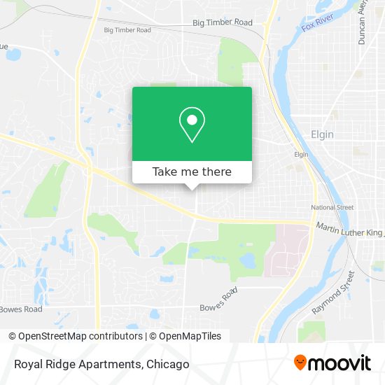 Royal Ridge Apartments map