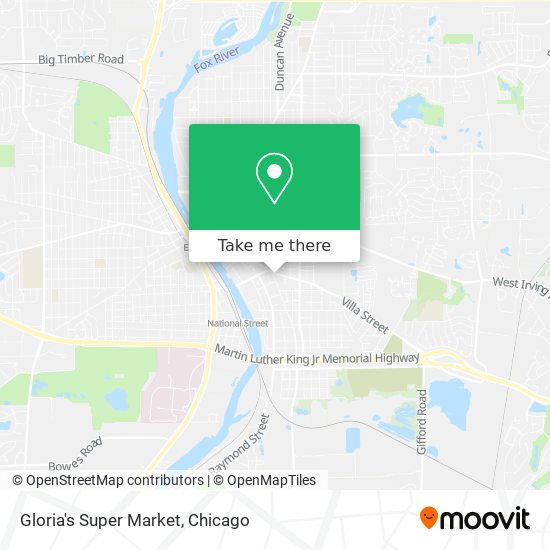 Gloria's Super Market map