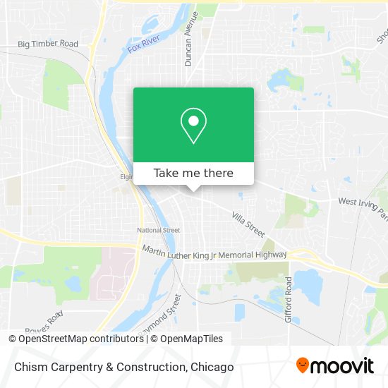 Chism Carpentry & Construction map