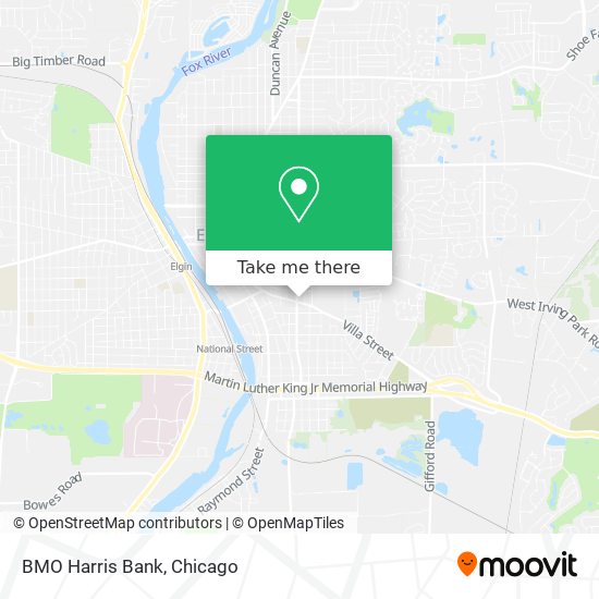 BMO Harris Bank map